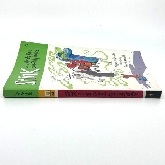Stink and the Worlds Worst Super-Stinky Sneakers, Paperback by McDonald, Megan - Picture 3 of 8